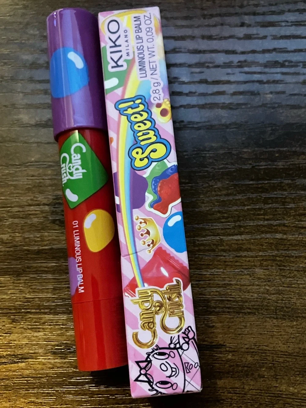 Kiko Milano x Candy Crush™ Luminous Lip  Balm 01 Joyful Jujube NWT